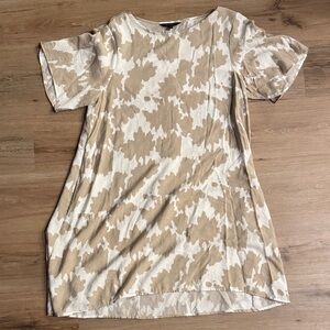 Armani Exchange Cream and White Dress